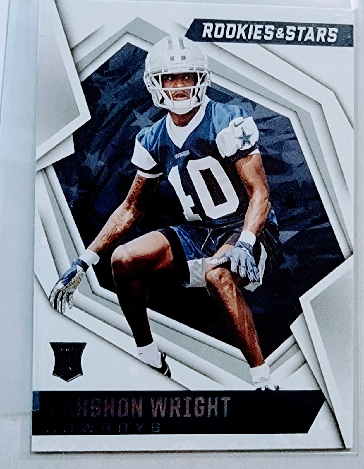 2021 Panini Rookies and Stars Nahson Wright Football Dallas Cowboys Rookie Card AVM1