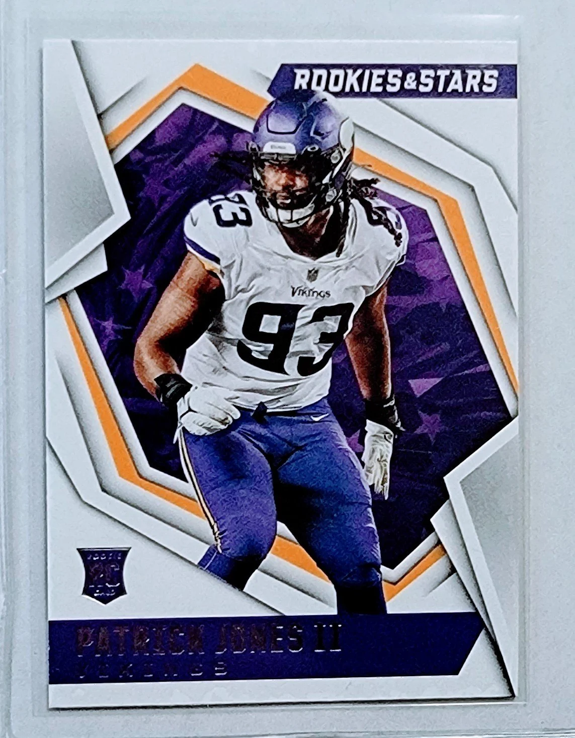 2021 Panini Rookies and Stars Patrick Jones II Rookie Minnesota Vikings Football Card AVM1