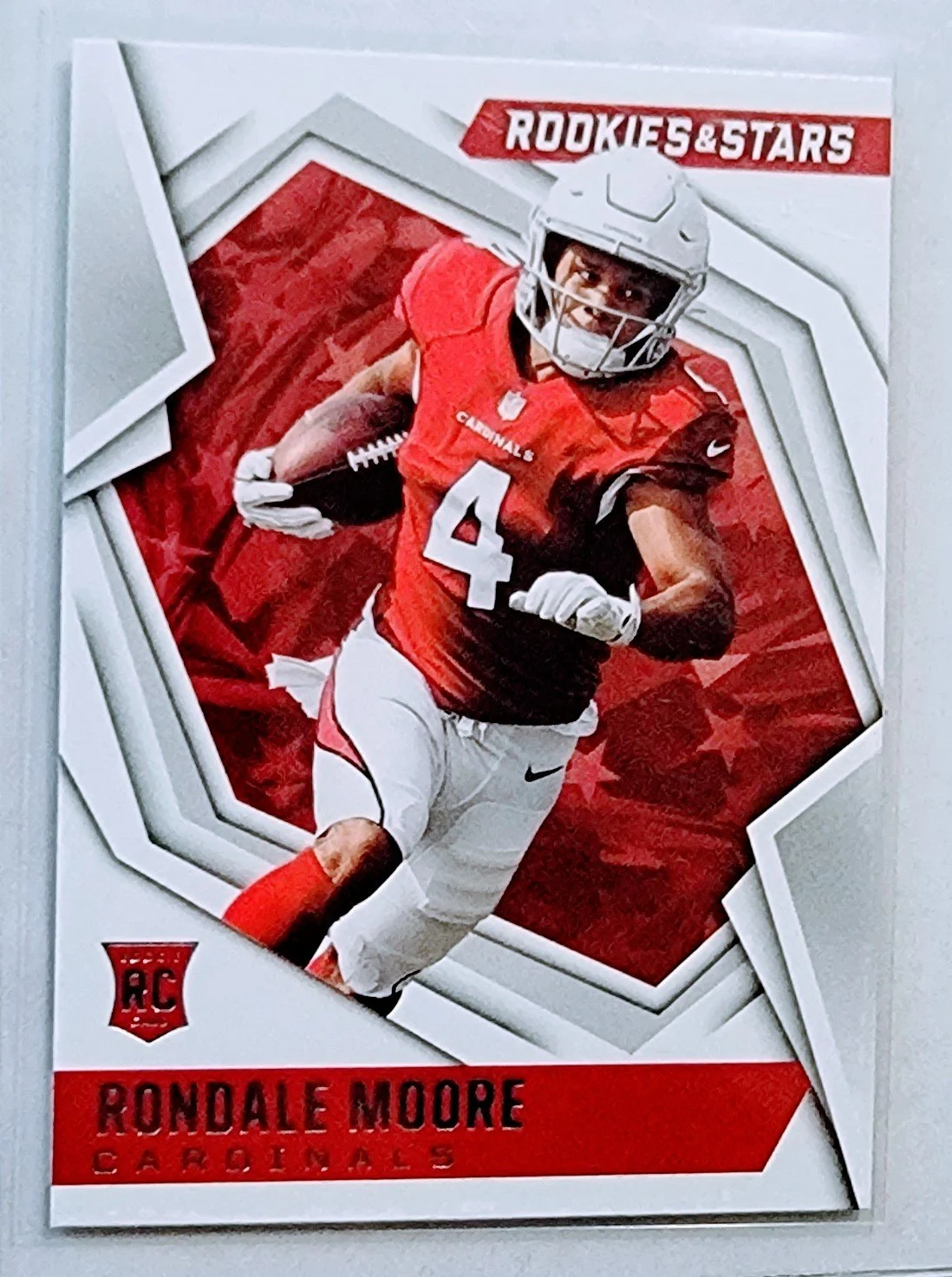 2021 Panini Rookies and Stars Rondale Moore Arizona Cardinals Rookie Football Card AVM1