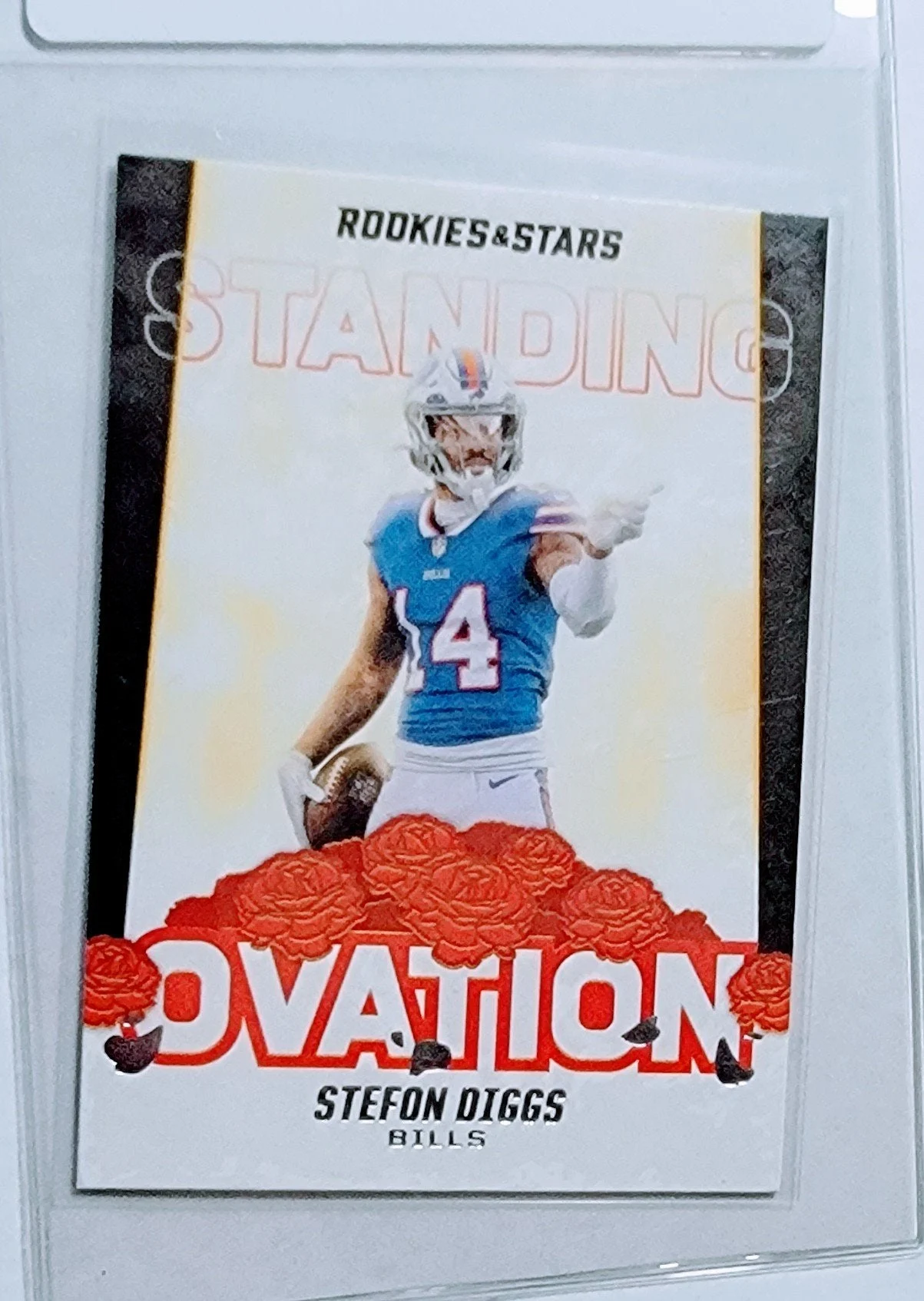 2021 Panini Rookies and Stars Stefon Diggs Standing Ovation Buffalo Bills Football Card AVM1