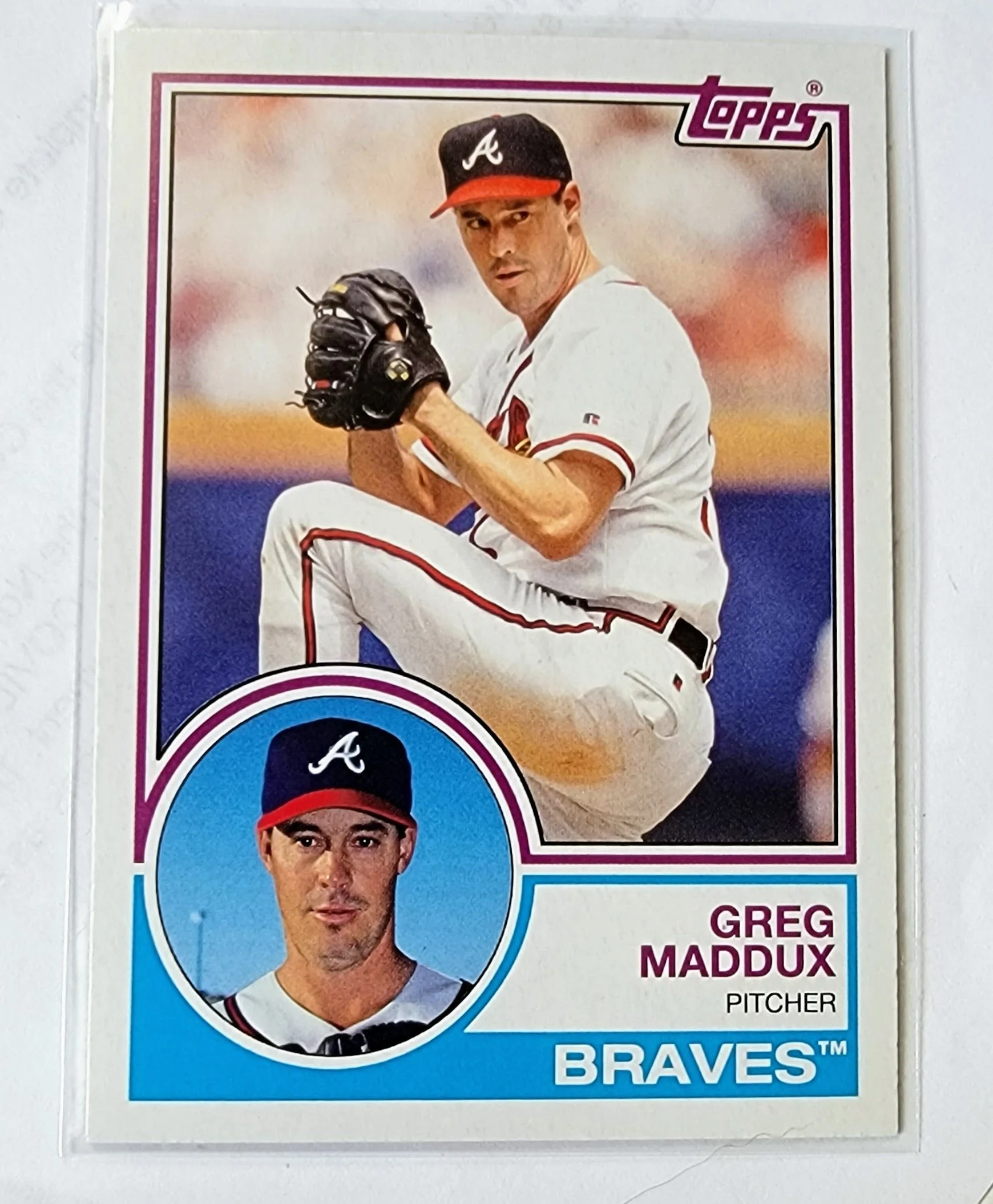 2021 Topps Archives Greg Maddux 1983 Baseball Trading Card MCSC1