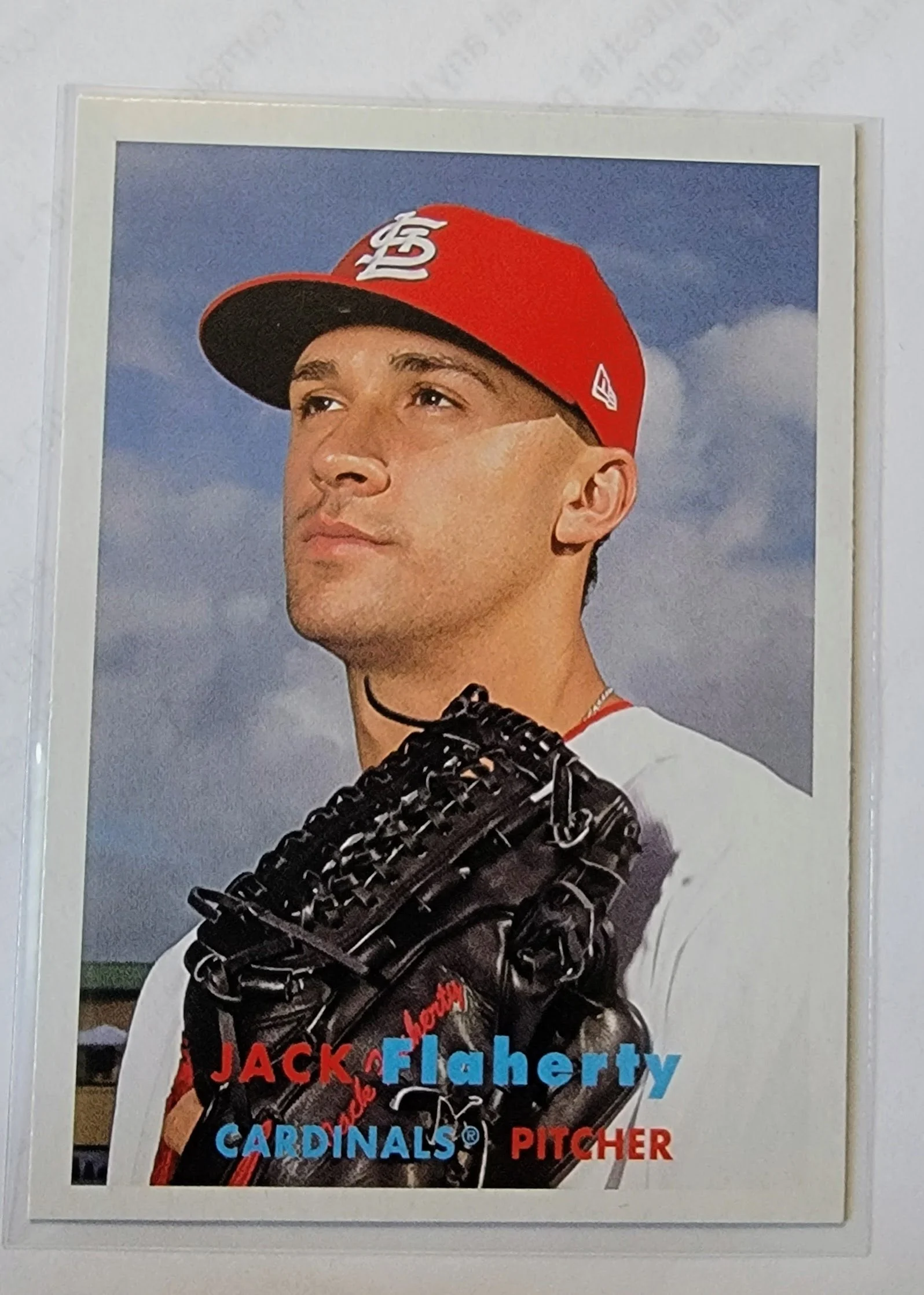 2021 Topps Archives Jack Flaherty 1957 Baseball Trading Card SMCB1