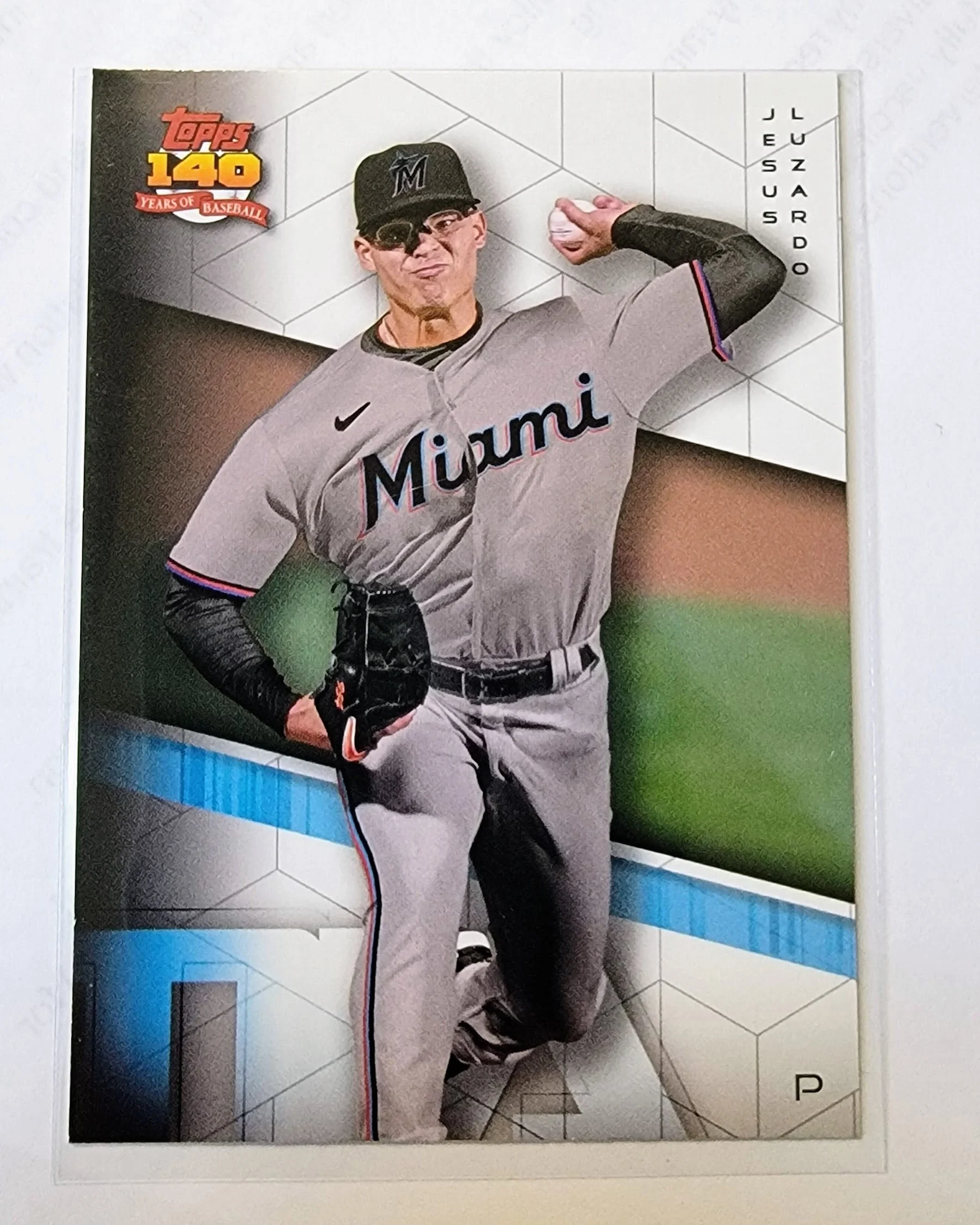 2021 Topps Archives Jesus Luzardo 140 Years of Baseball Trading Card SMCB1