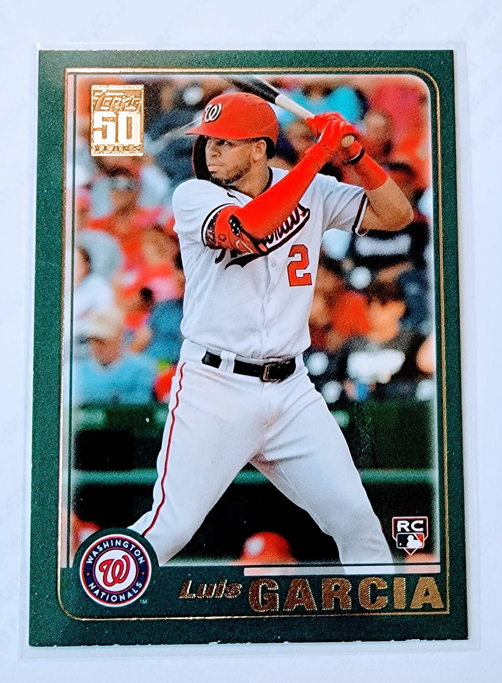 2021 Topps Archives Luis Garcia 2001 Rookie Baseball Trading Card SMCB1