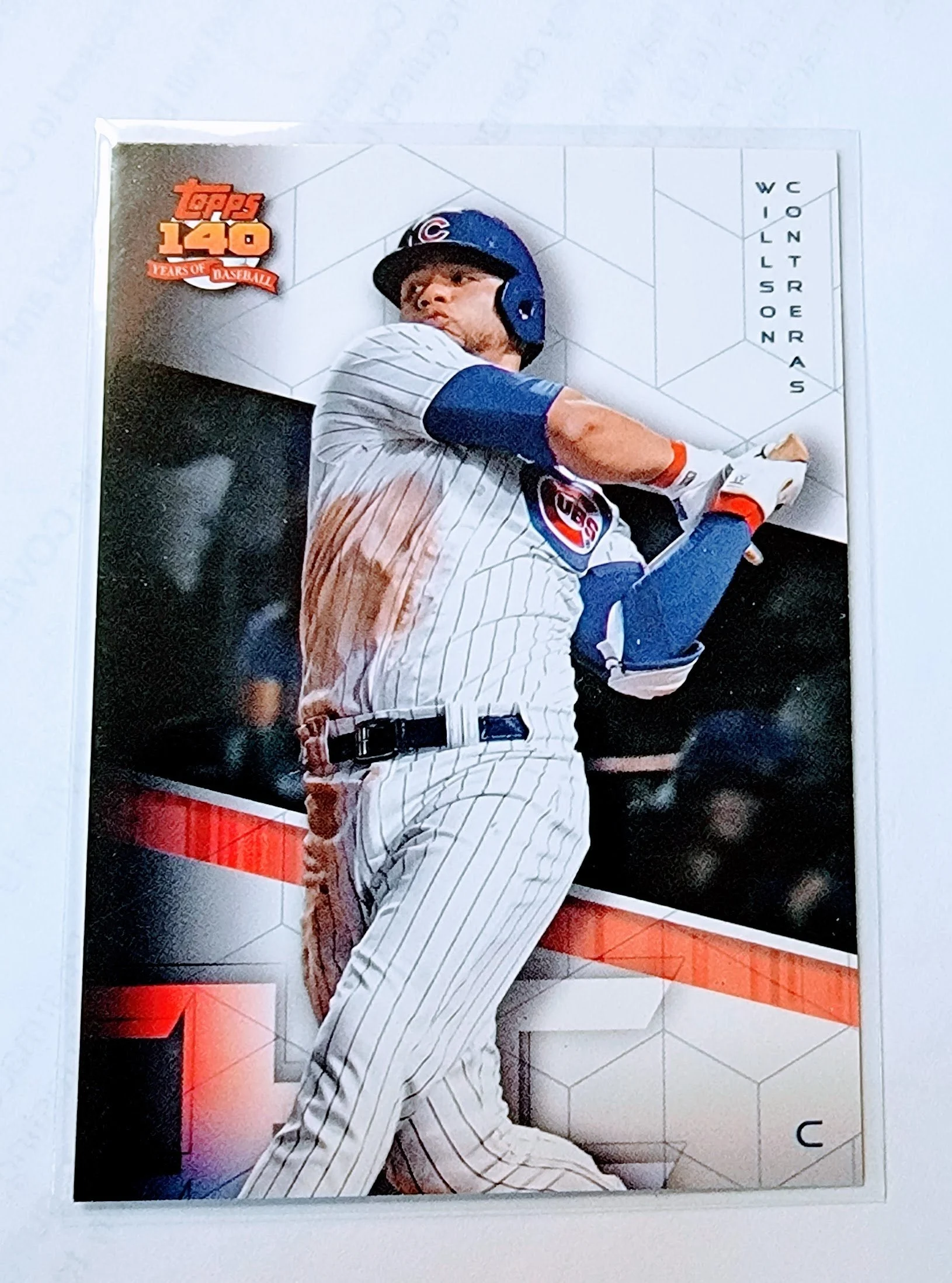 2021 Topps Archives Wilson Contreras 140 Years of Baseball Trading Card SMCB1