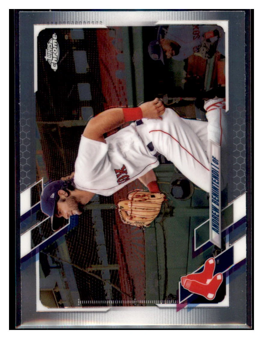 2021 Topps Chrome Andrew Benintendi Boston Red Sox #39 Baseball card BMB1C