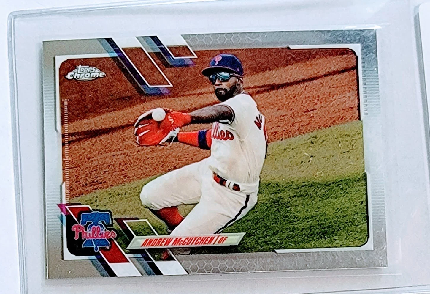 2021 Topps Chrome Andrew McCutchen Baseball Trading Card TPTV