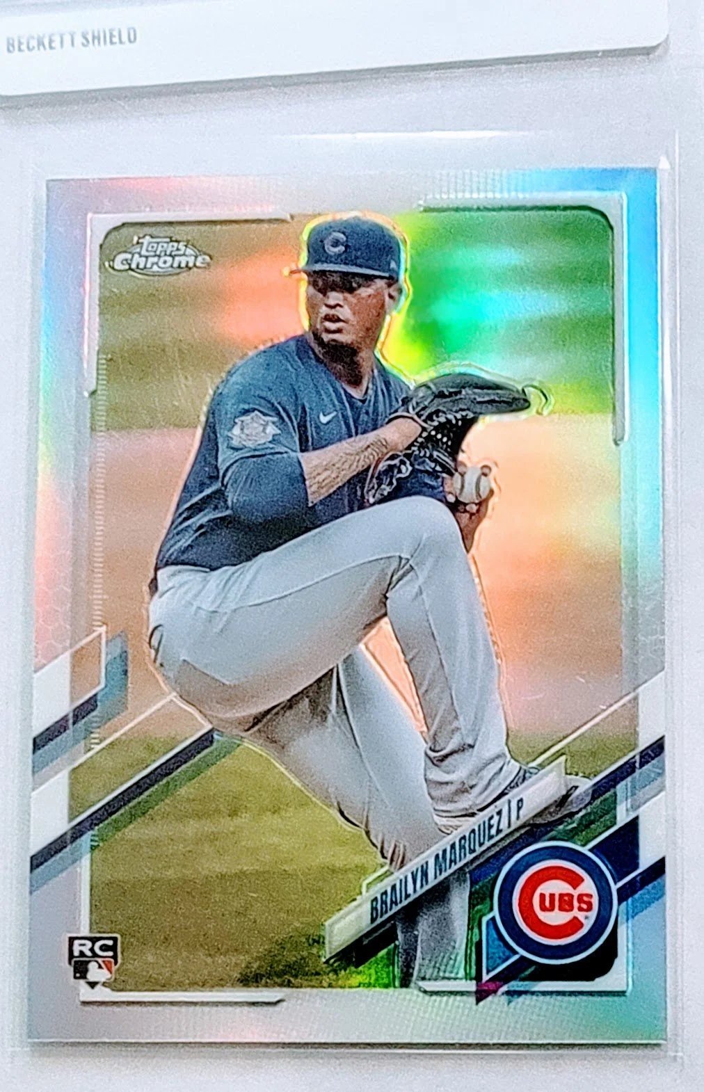 2021 Topps Chrome Brailyn Marquez Rookie Refractor Baseball Card TPTV