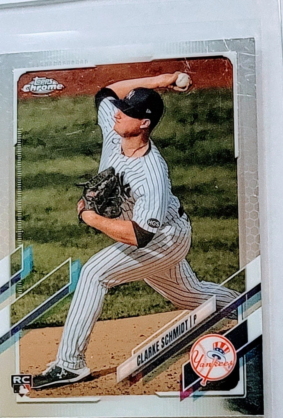 2021 Topps Chrome Clarke Schmidt Rookie Baseball Card TPTV