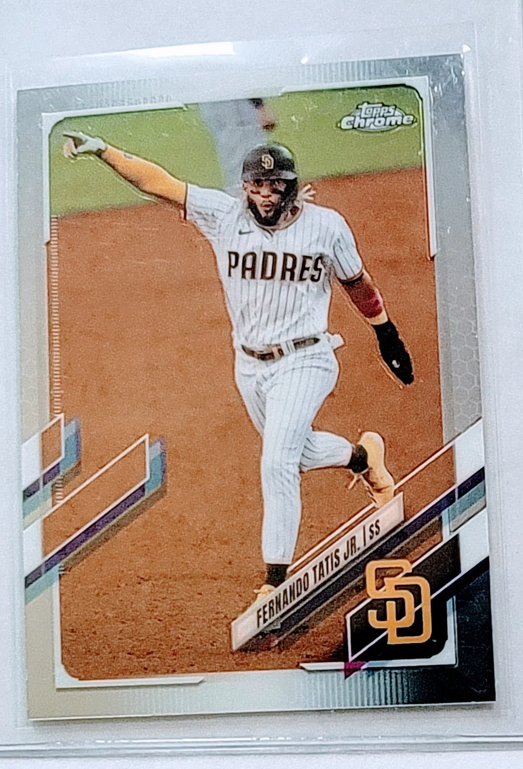 2021 Topps Chrome Fernando Tatis Jr Baseball Card TPTV