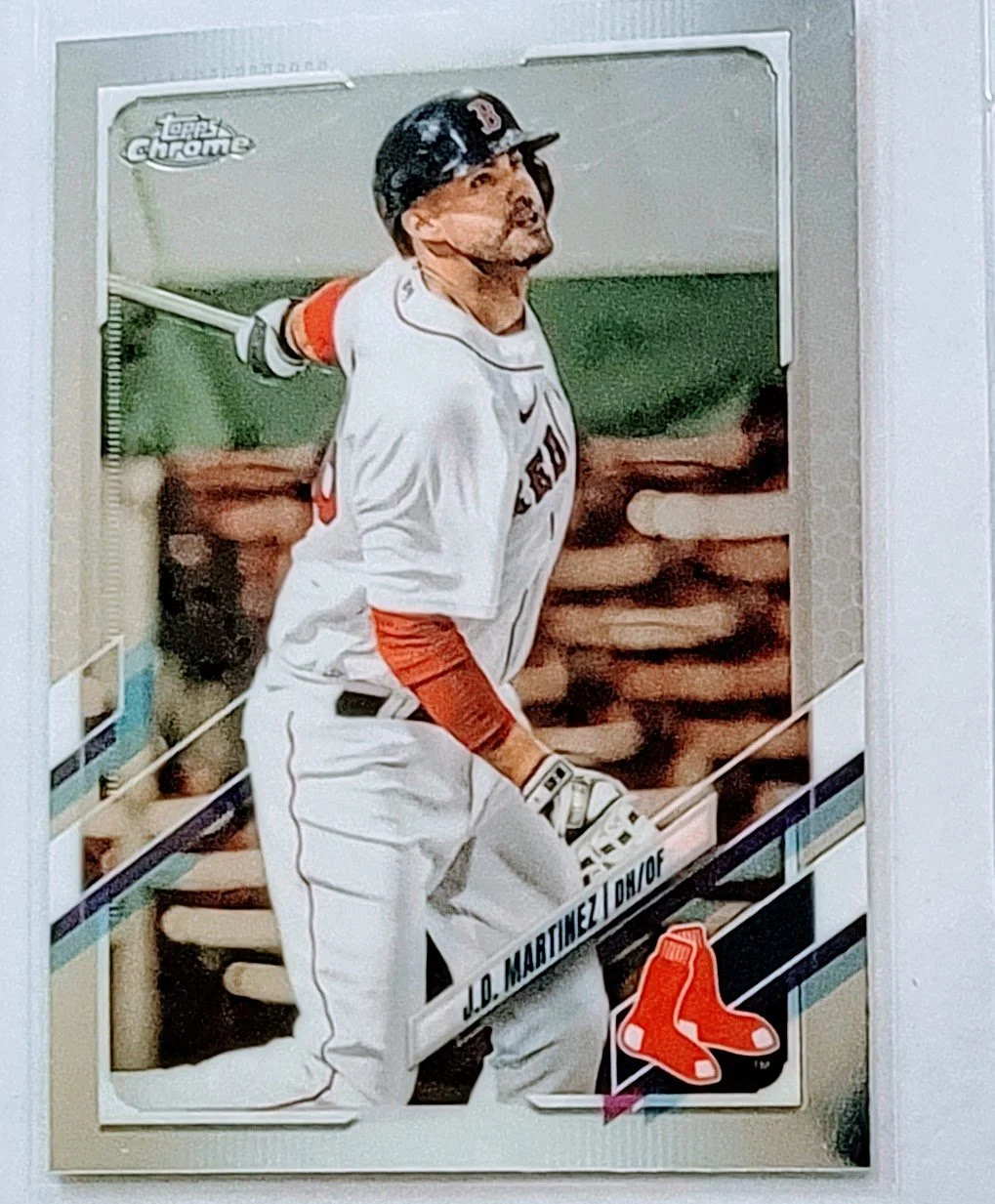 2021 Topps Chrome J.D. Martinez Baseball Card TPTV