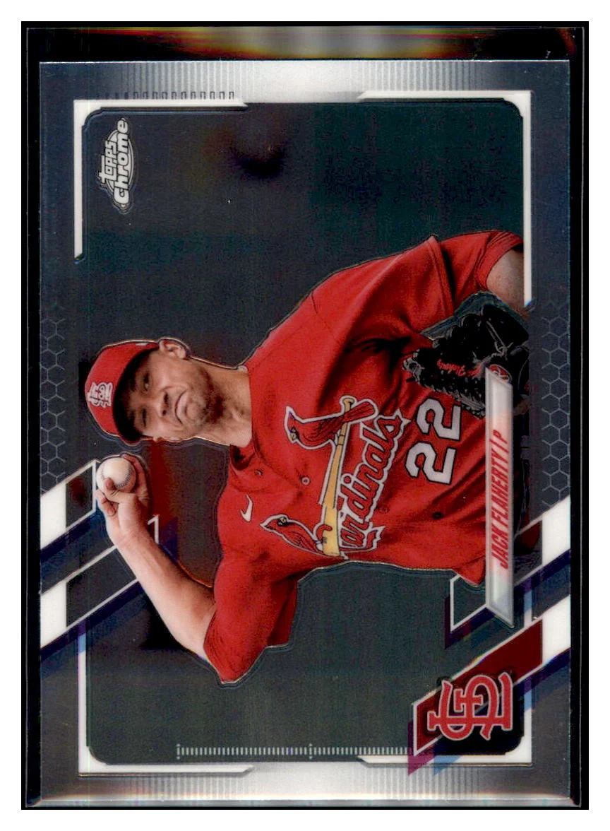 2021 Topps Chrome Jack Flaherty St. Louis Cardinals #70 Baseball Card BMB1C