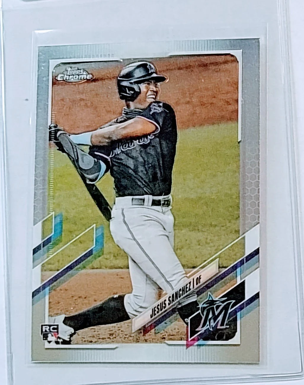 2021 Topps Chrome Jesus Sanchez Rookie Baseball Trading Card TPTV