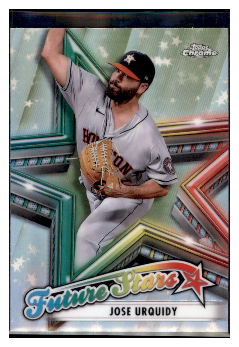 2021 Topps Chrome Jose Urquidy Future Stars Houston Astros #FS-19 Baseball Card BMB1C