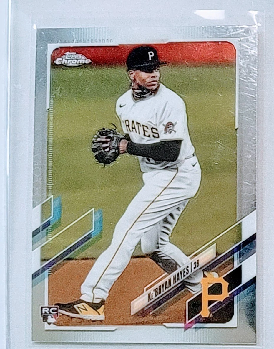 2021 Topps Chrome Ke'Bryan Hayes Rookie Baseball Trading Card TPTV