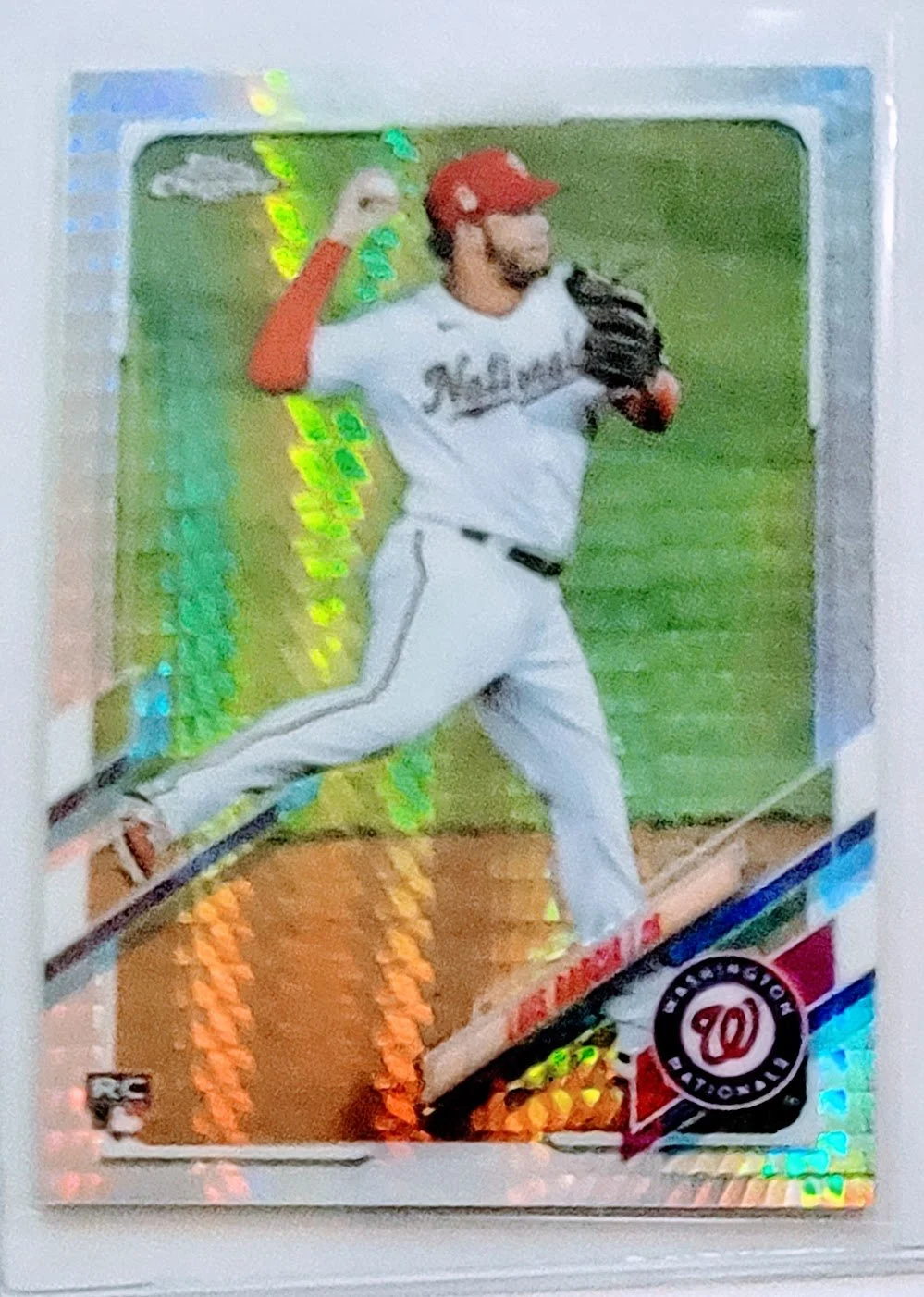 2021 Topps Chrome Luis Garcia Rookie Refractor Baseball Card TPTV