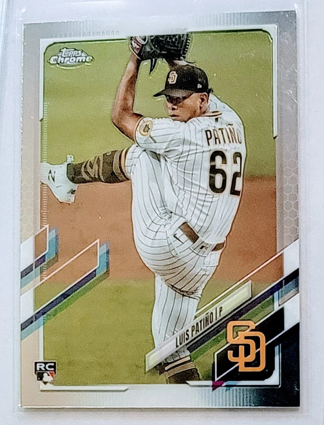 2021 Topps Chrome Luis Patino Rookie Baseball Card TPTV