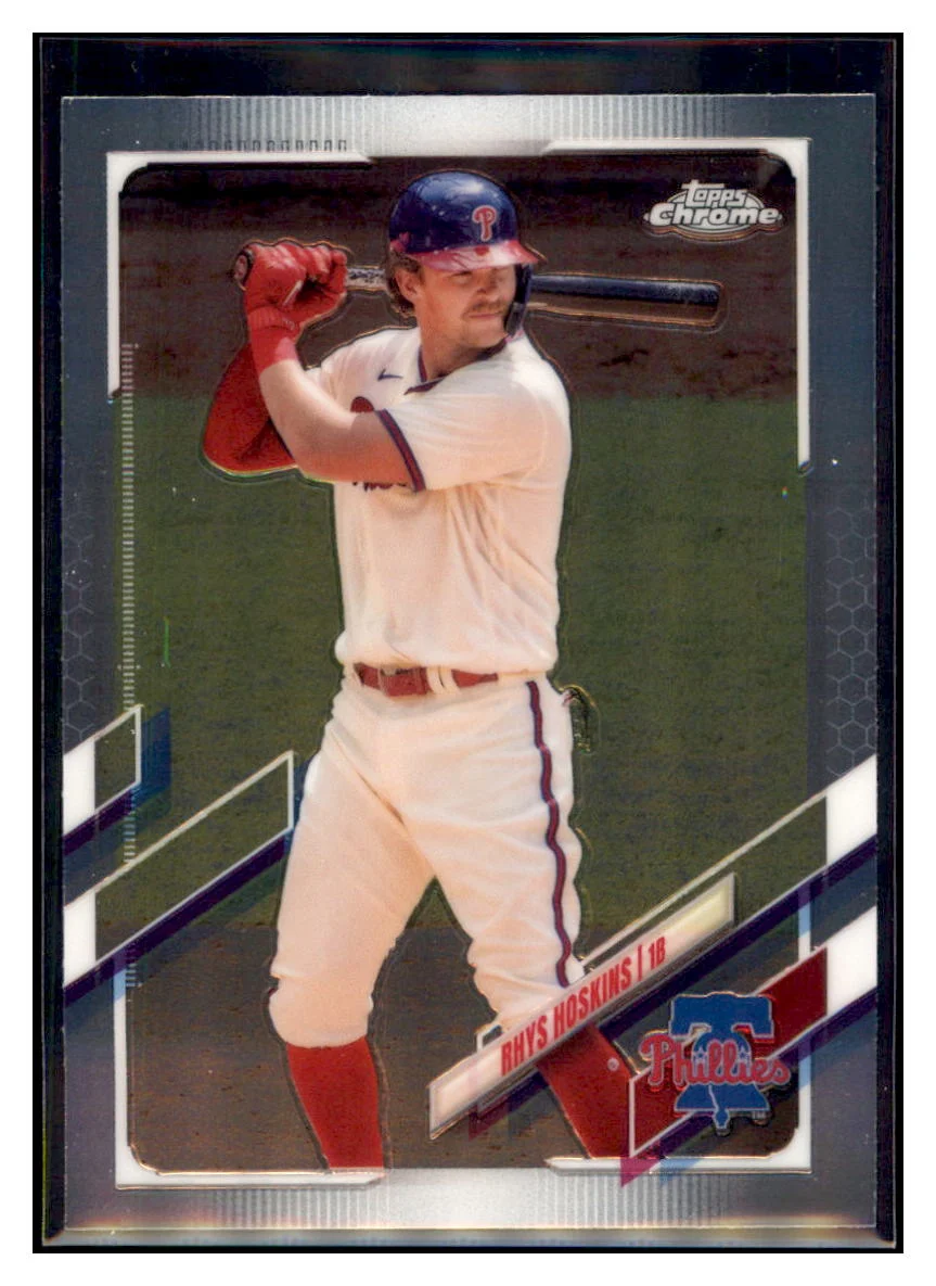 2021 Topps Chrome Rhys Hoskins Philadelphia Phillies #182 Baseballcard BMB1C