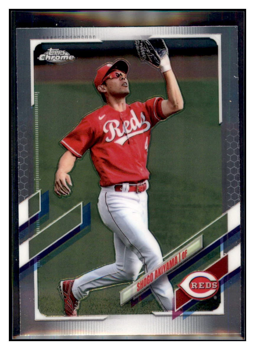 2021 Topps Chrome Shogo Akiyama Cincinnati Reds #206 Baseball card BMB1C
