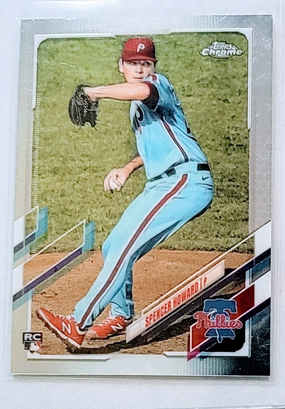 2021 Topps Chrome Spencer Howard Rookie Baseball Card TPTV