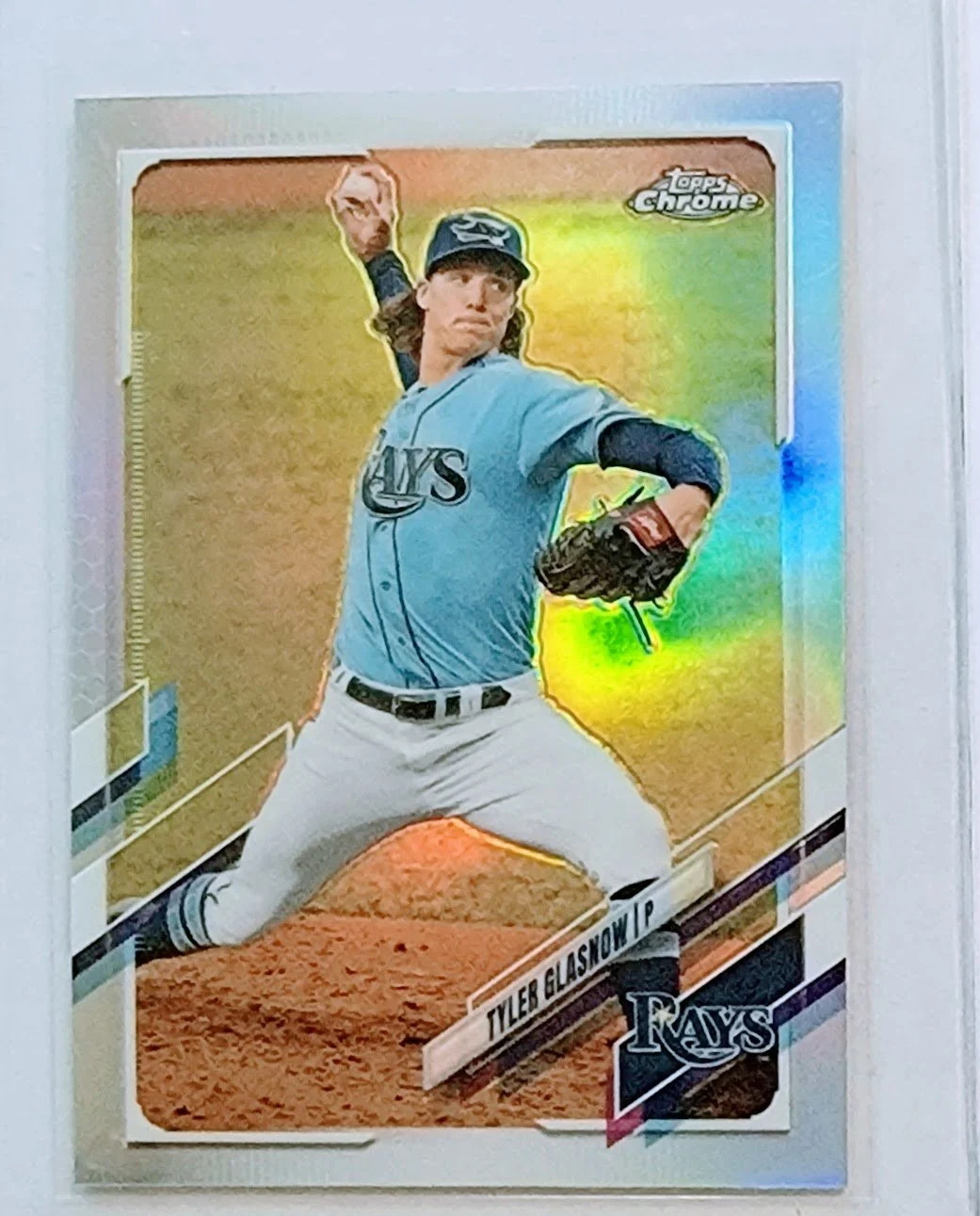 2021 Topps Chrome Tyler Glasnow Refractor Baseball Card TPTV