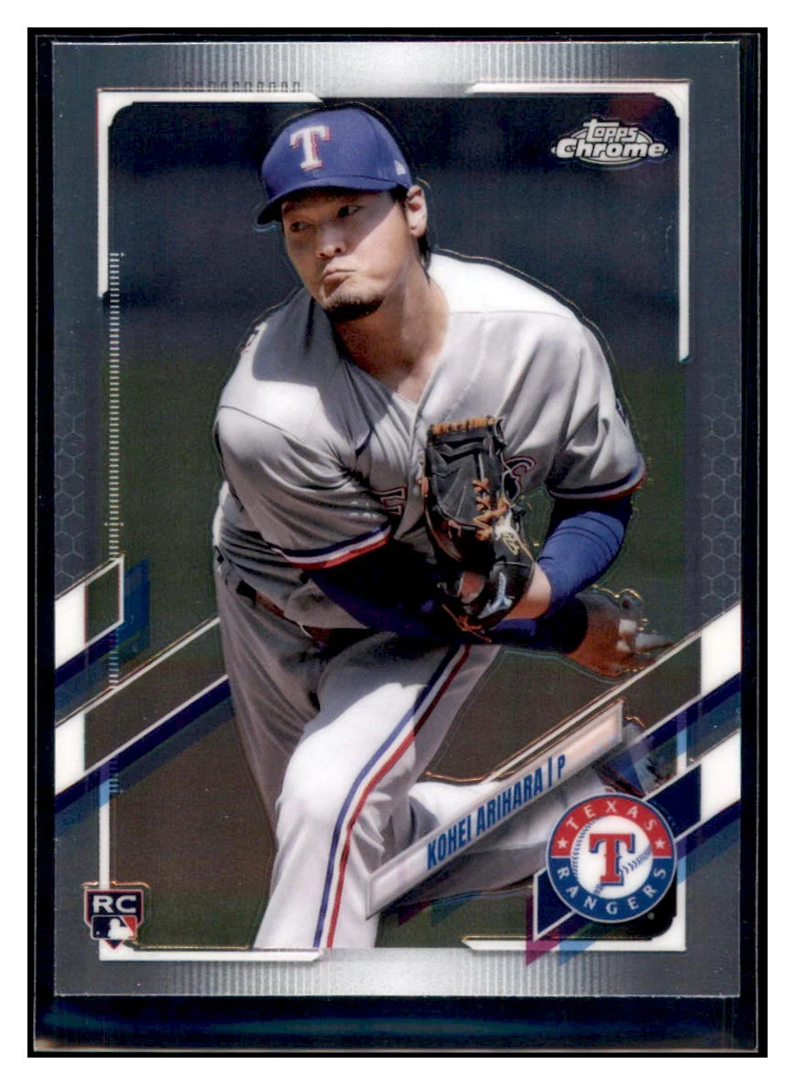 2021 Topps Chrome Update Kohei Arihara Texas Rangers #USC68 Rookie Baseball Card   BMB1B