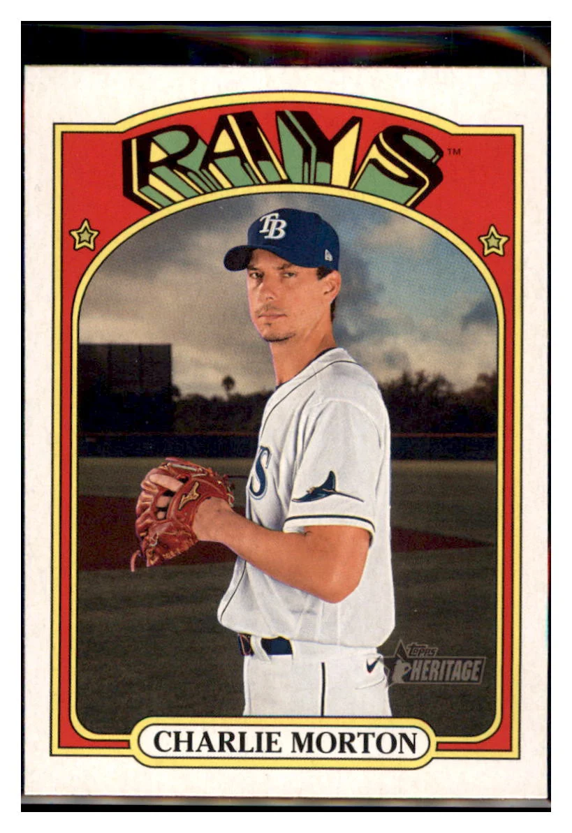 2021 Topps Heritage Charlie Morton Tampa Bay Rays #361 Baseball CardGMMGB