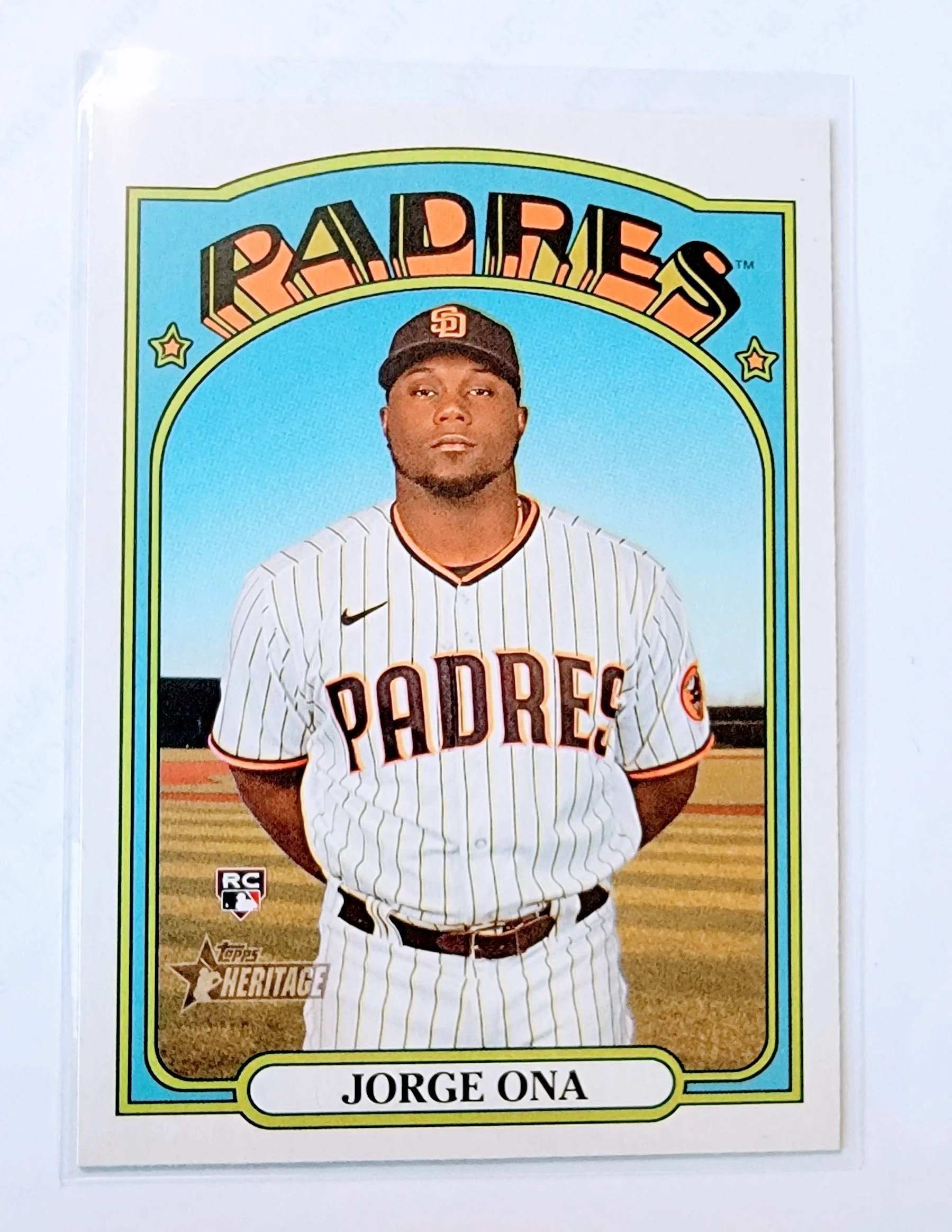 2021 Topps Heritage Jorge Ona Baseball Trading Card MCSC1
