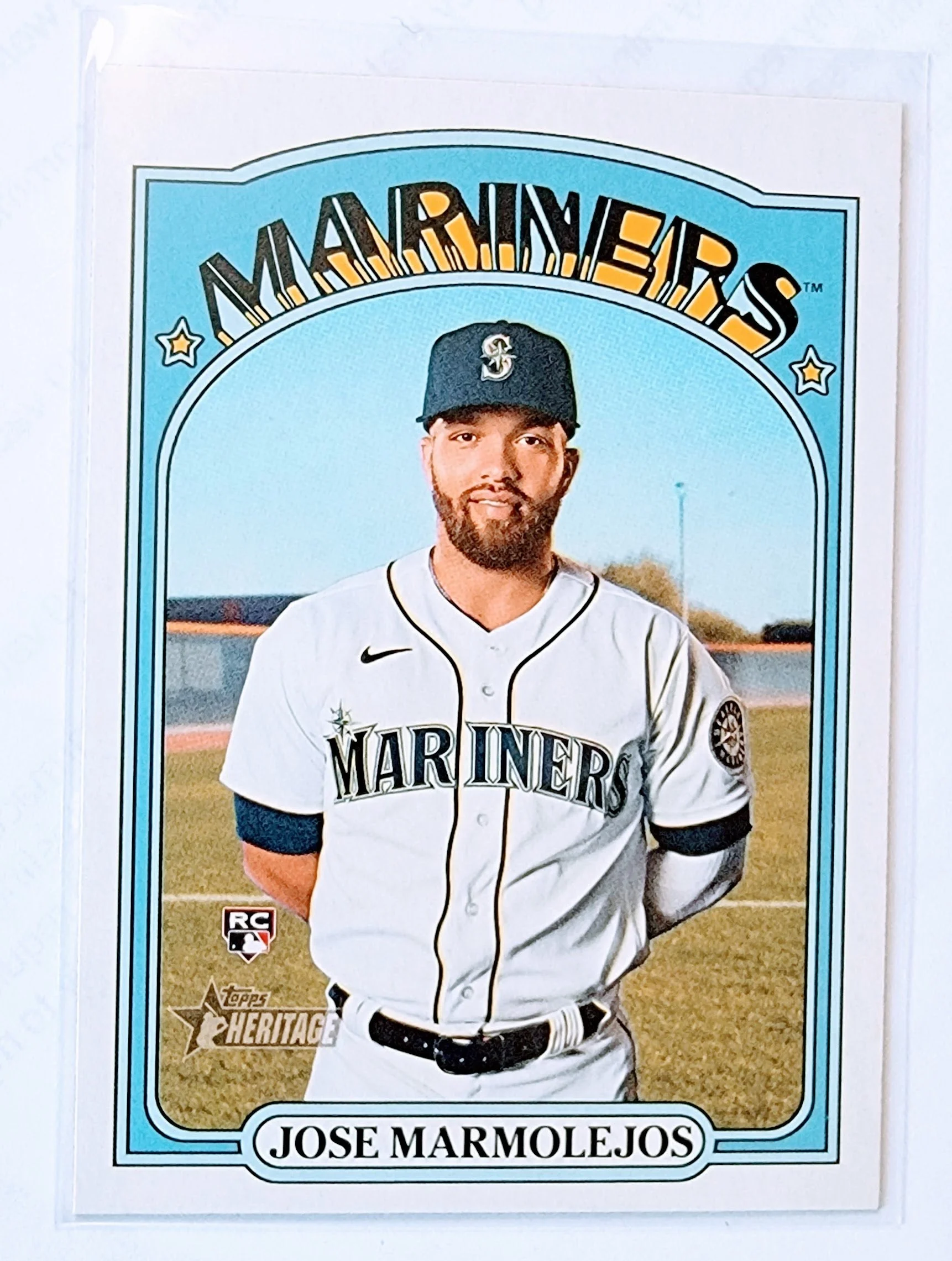 2021 Topps Heritage Jose Marmolejos Rookie Baseball Trading Card MCSC1