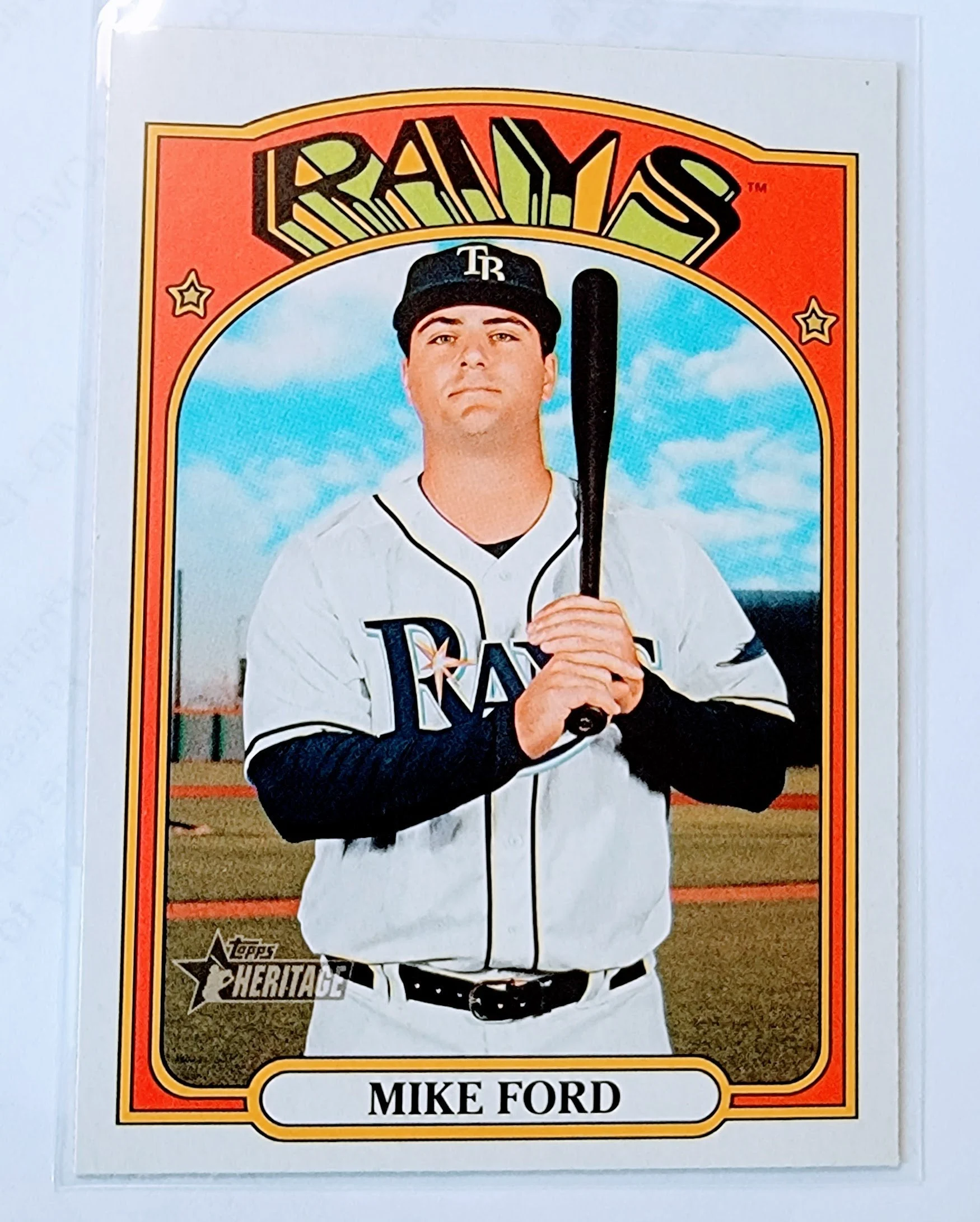 2021 Topps Heritage Mike Ford MLB Baseball Trading Card MCSC1