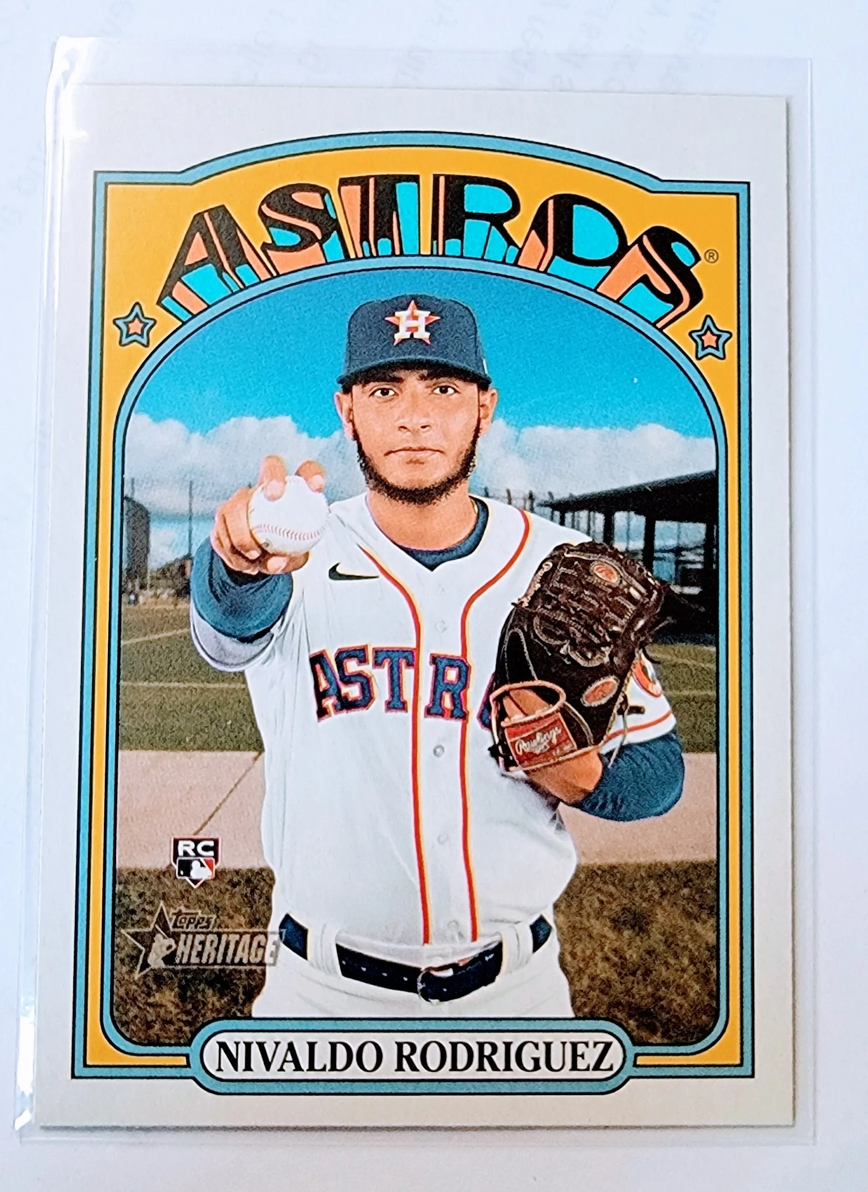 2021 Topps Heritage Nivaldo Rodriguez Rookie Baseball Trading Card MCSC1