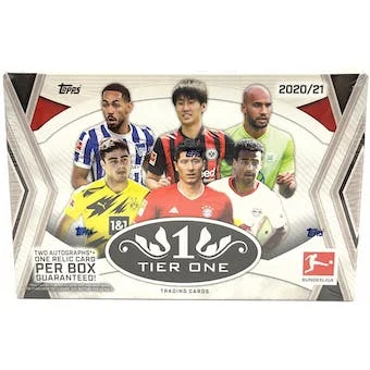 2021 Topps Tier One Bundesliga Soccer Hobby Box