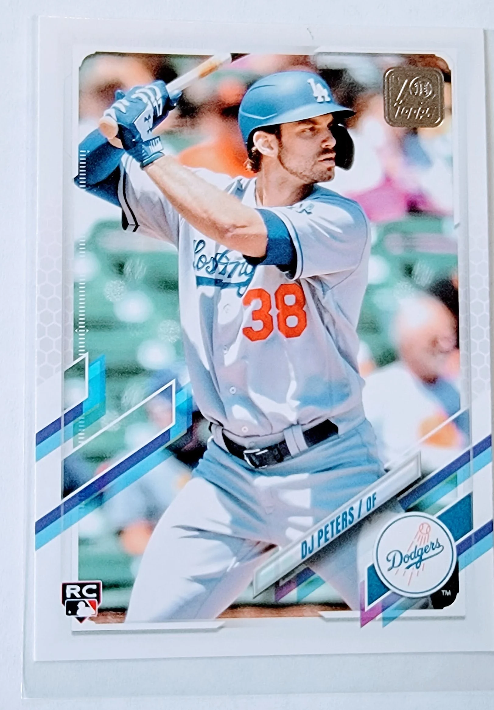 2021 Topps Update DJ Peters Rookie Baseball Trading Card SMCB1