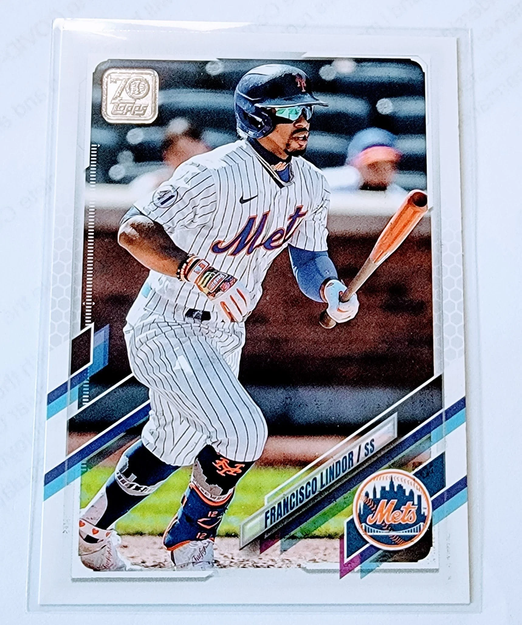 2021 Topps Update Francisco Lindor Baseball Trading Card SMCB1