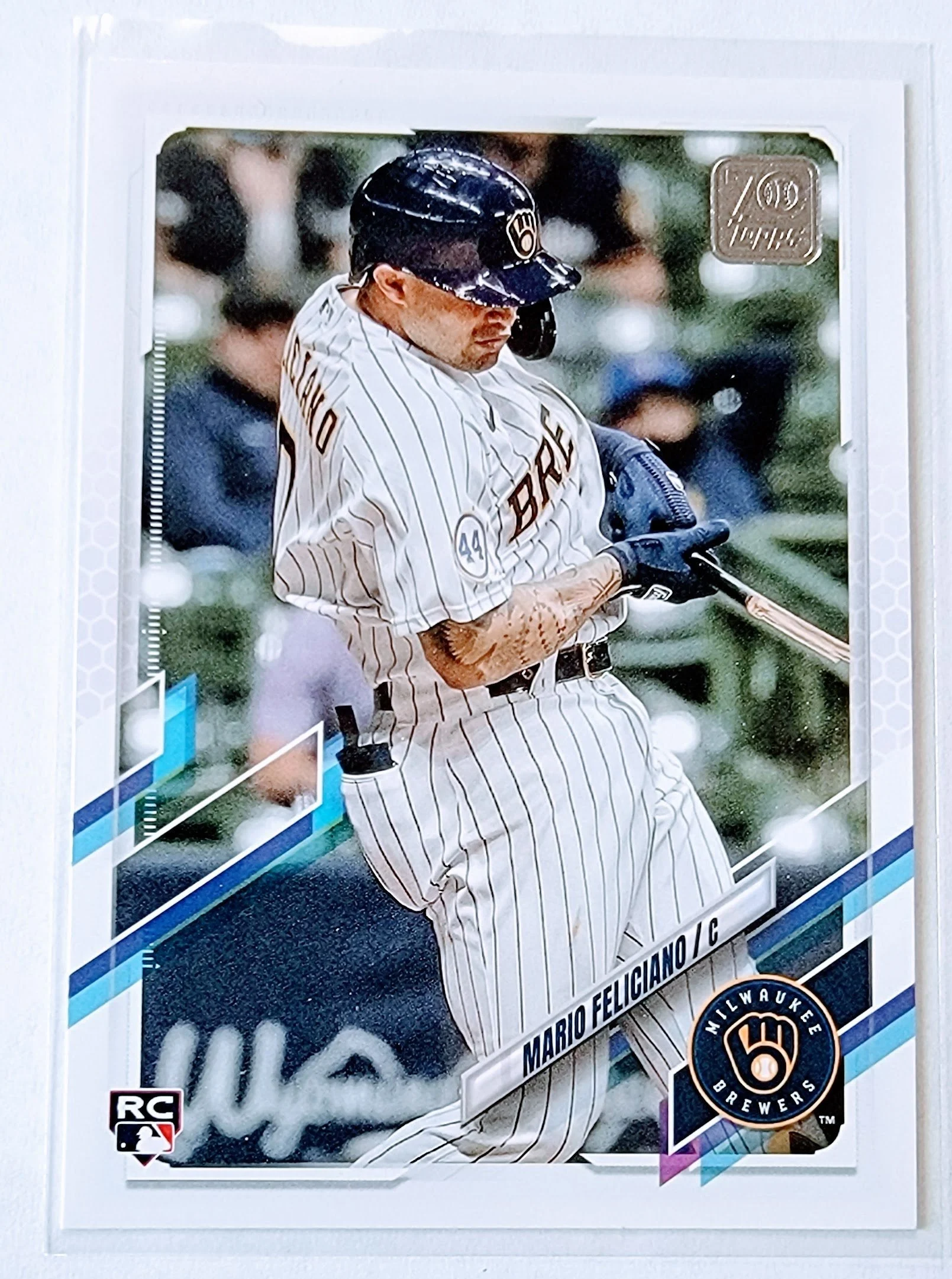 2021 Topps Update Mario Feliciano Rookie Baseball Trading Card SMCB1_1a