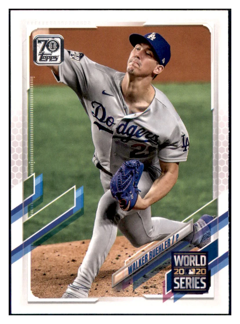 2021 Topps Walker Buehler Los Angeles Dodgers World Series #44 Baseball Card GMMGB