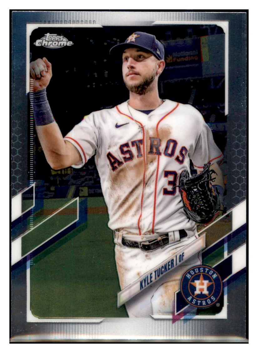 2021Topps Chrome Kyle Tucker Houston Astros Baseball Card MLSB1