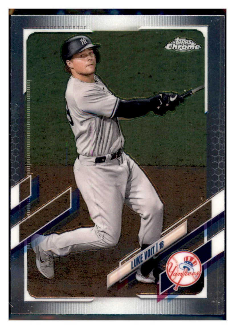 2021Topps Chrome Luke Voit New York Yankees Baseball Card MLSB1