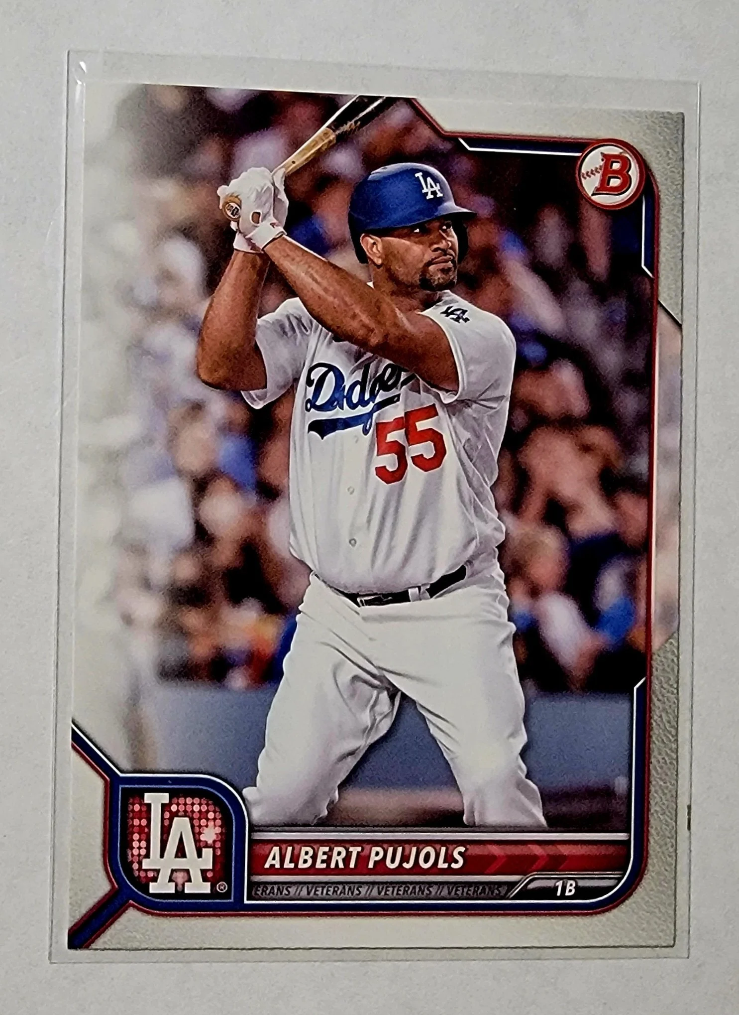 2022 Bowman Albert Pujols Mega Box Baseball Card AVM1