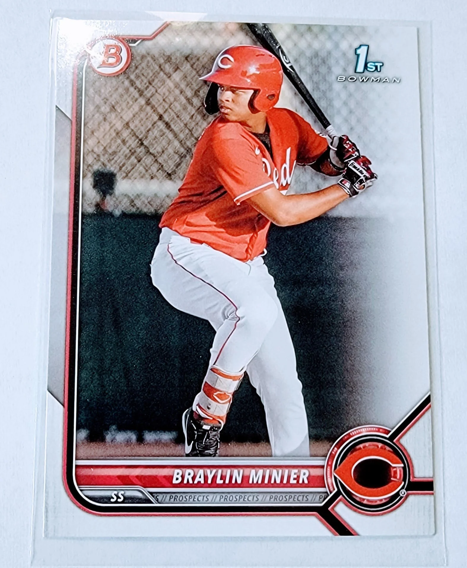 2022 Bowman Braylin Minter 1st on Bowman Baseball Trading Card SMCB1