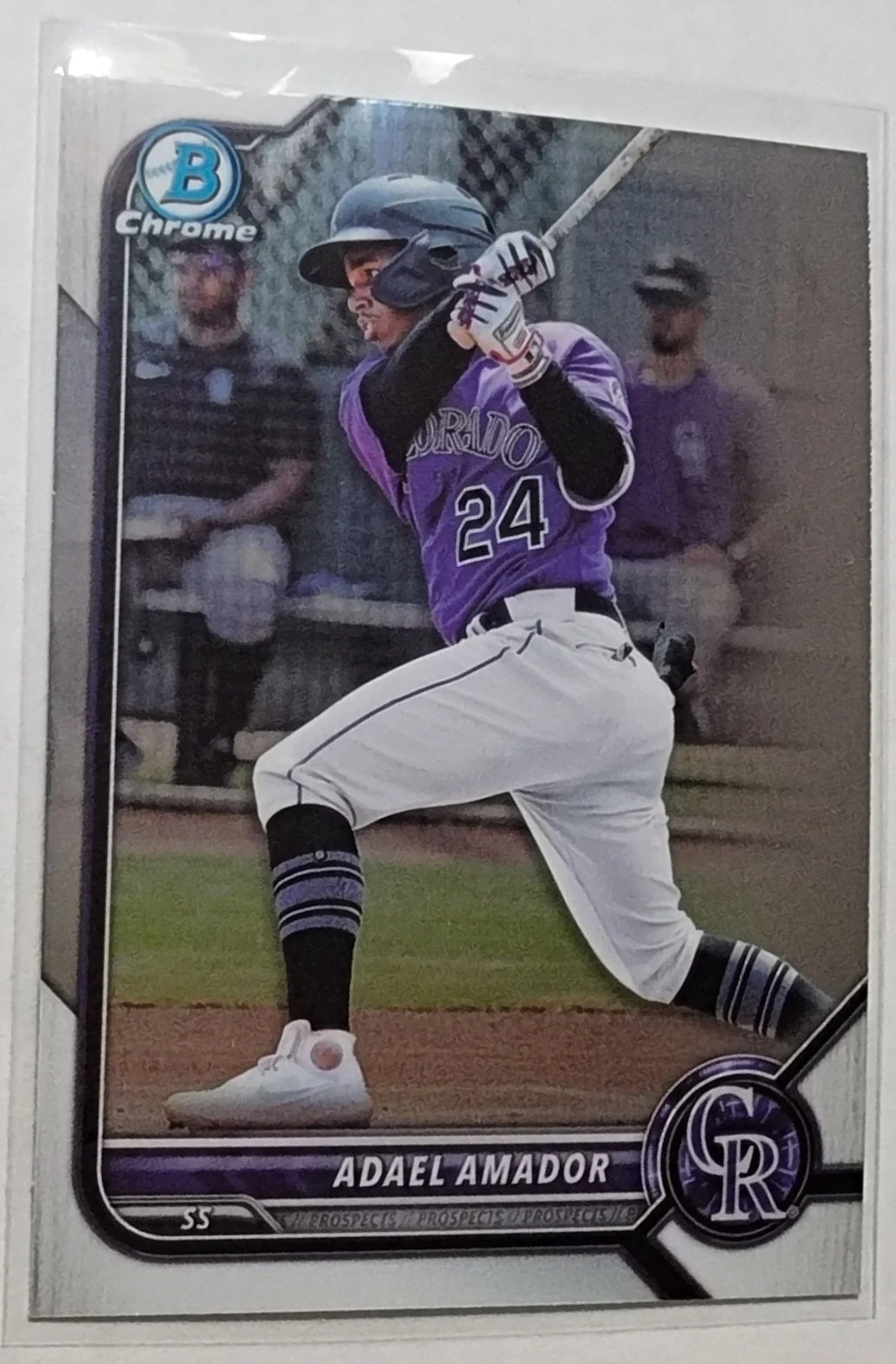 2022 Bowman Chrome Adael Amador Mega Box Baseball Card AVM1