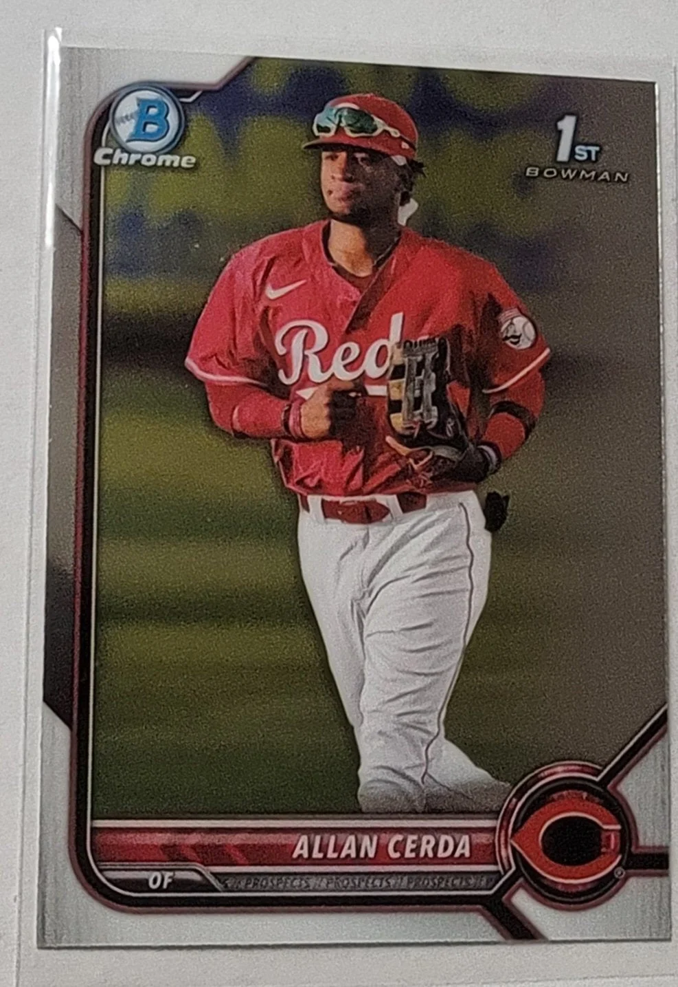 2022 Bowman Chrome Allan Cerda Mega Box 1st on Bowman Baseball Card AVM1