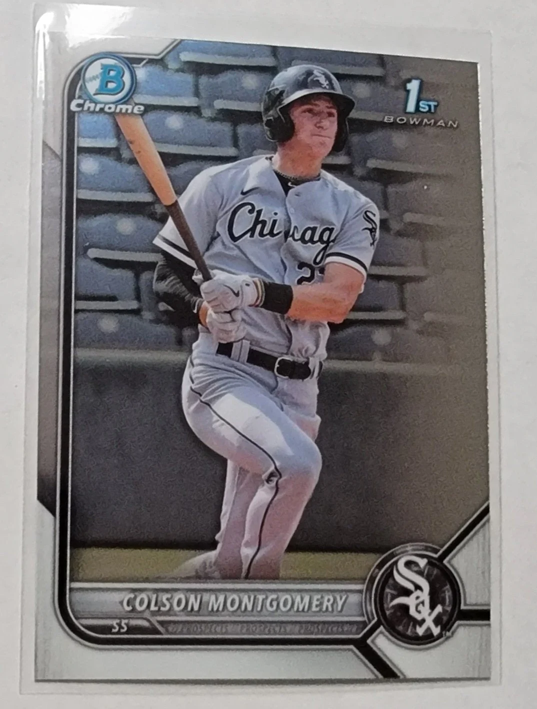 2022 Bowman Chrome Colson Montgomery Mega Box 1st on Bowman Baseball Card AVM1