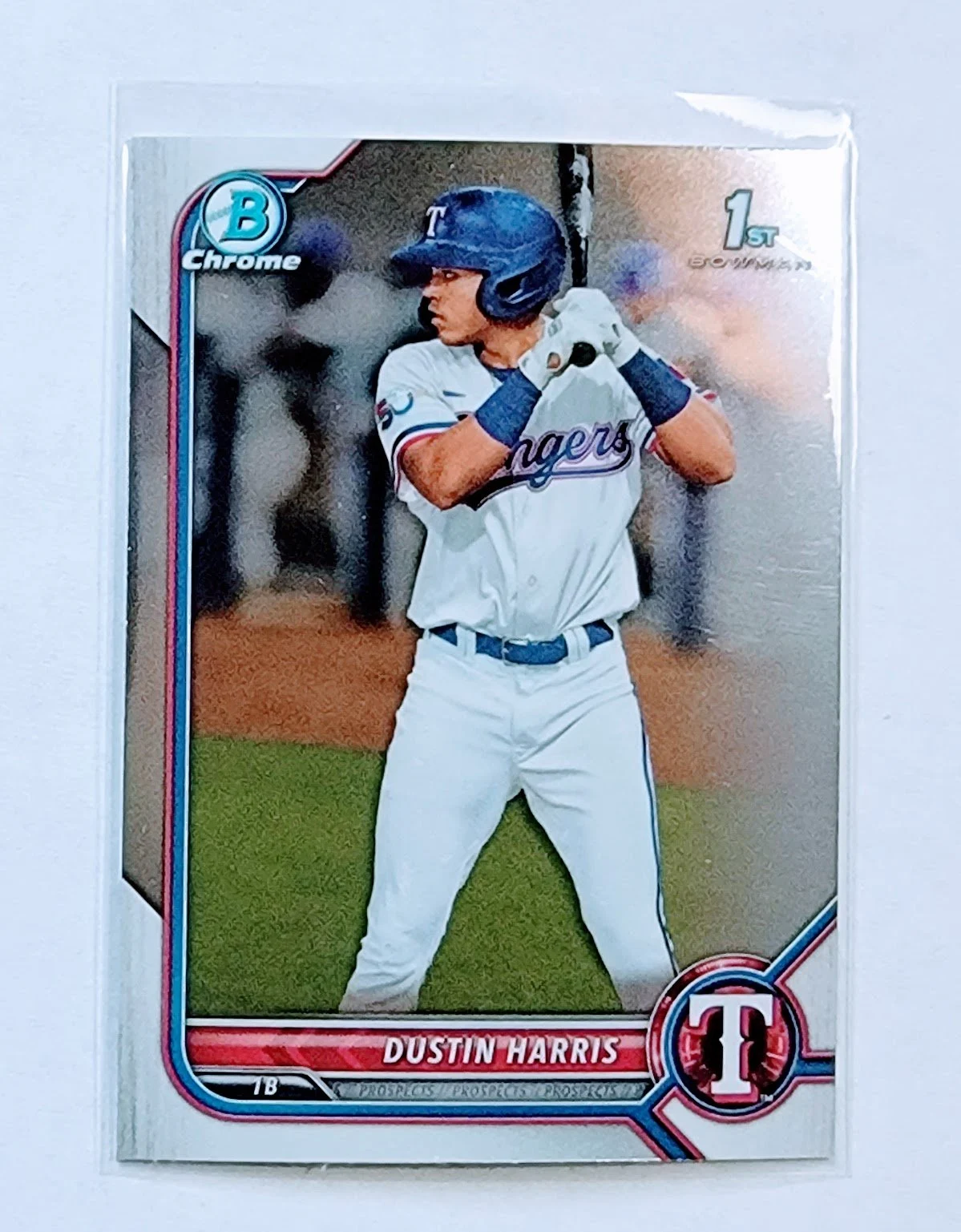 2022 Bowman Chrome Dustin Harris Mega Box 1st on Bowman Baseball Card AVM1