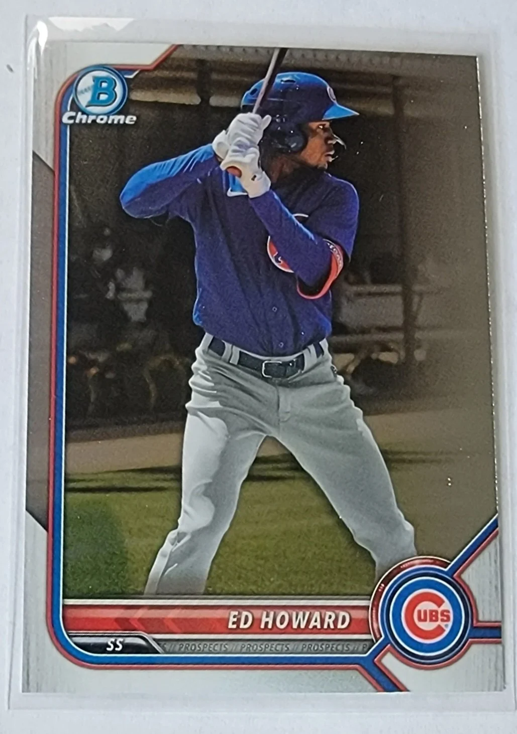 2022 Bowman Chrome Ed Howard Mega Box Baseball Card AVM1