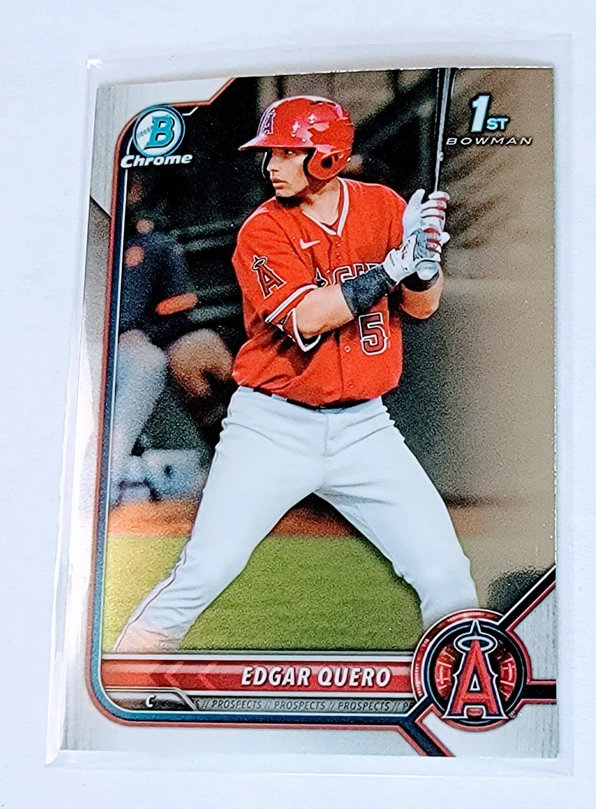 2022 Bowman Chrome Edgar Quero Baseball Trading Card SMCB1