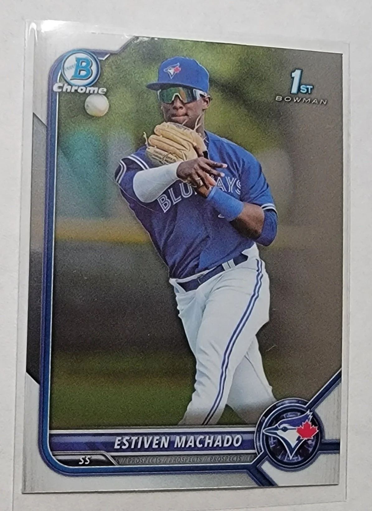 2022 Bowman Chrome Estiven Machado Mega Box 1st on Bowman Baseball Card AVM1