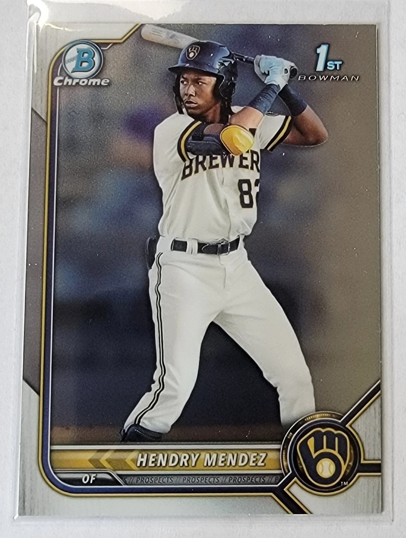 2022 Bowman Chrome Henry Mendez Mega Box 1st on Bowman Baseball Card AVM1