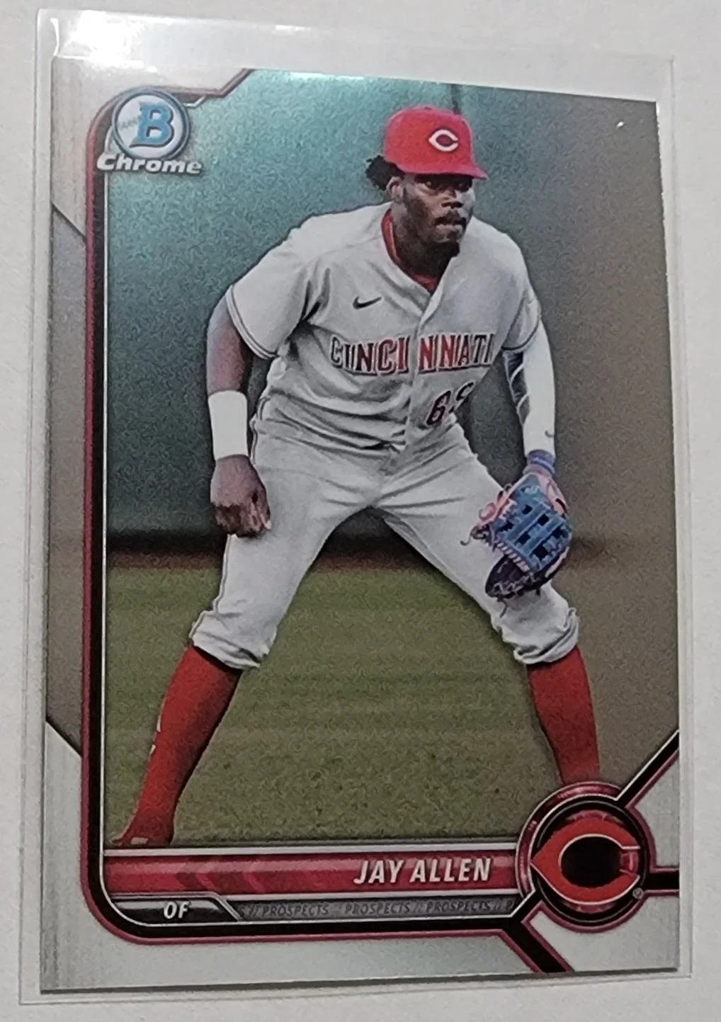 2022 Bowman Chrome Jay Allen Mega Box Baseball Card AVM1