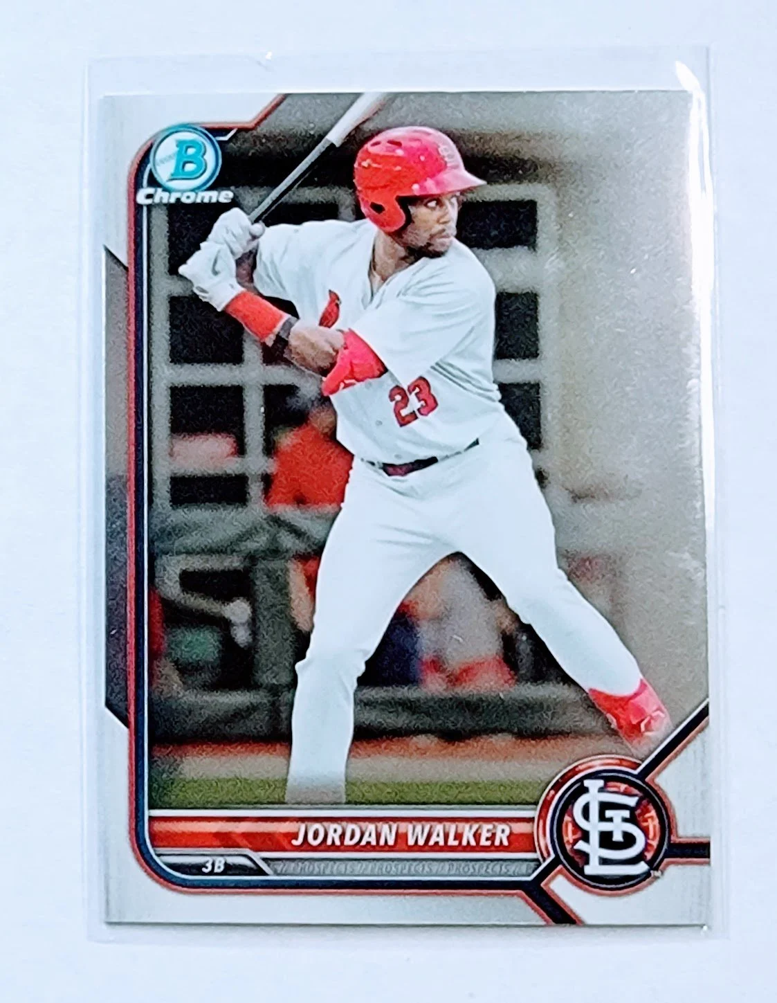 2022 Bowman Chrome Jordan Walker Mega Box Baseball Card AVM1